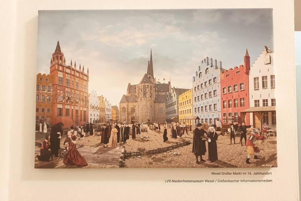 Stilvoll & Historisch I Kingbetten+Kueche+Parkplatz Wesel (North Rhine-Westphalia) Exterior foto